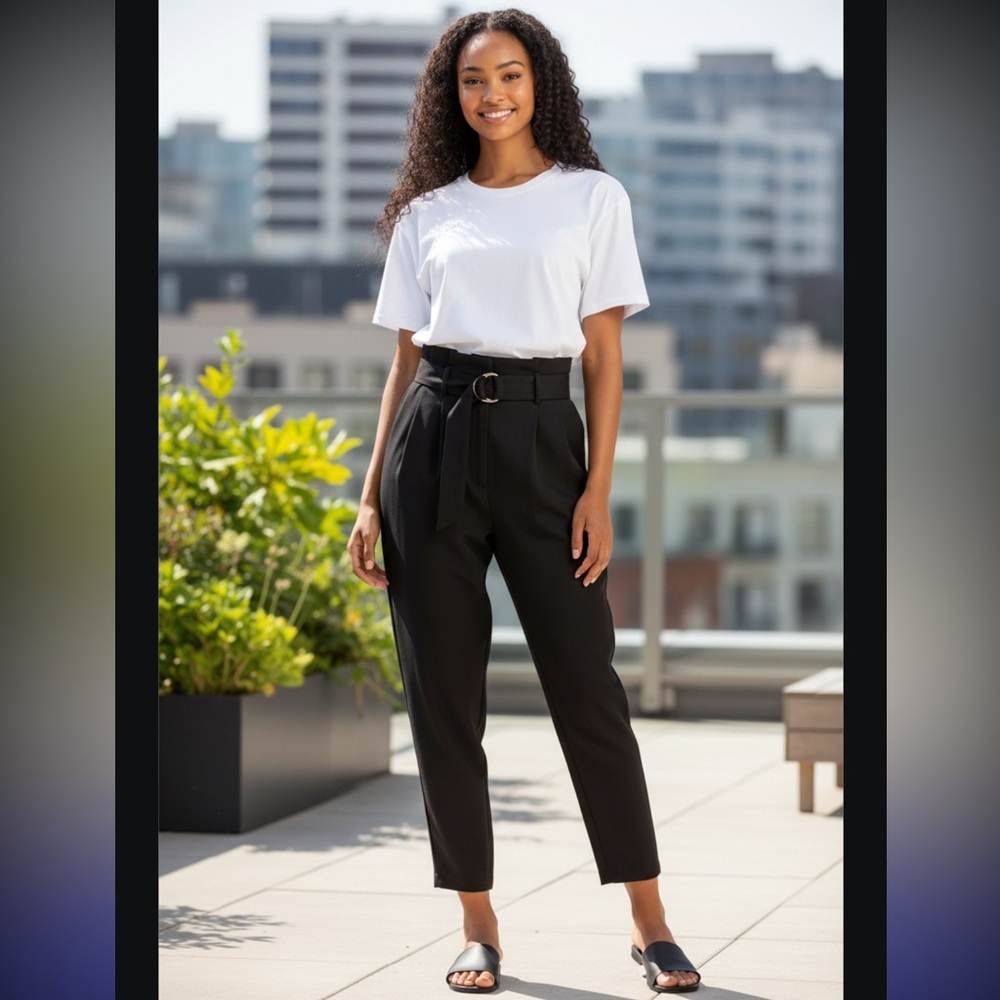 Soho Apparel Black Trousers​​